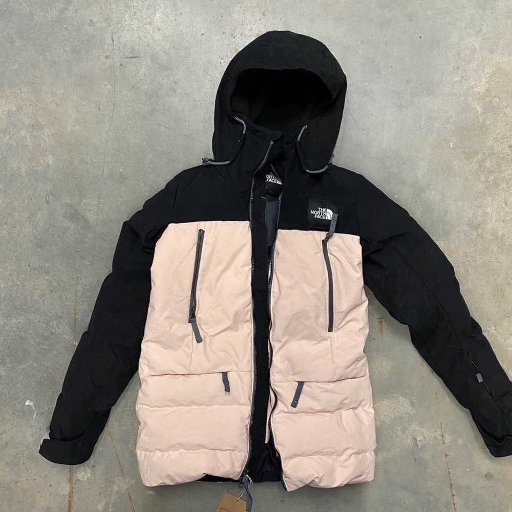 The North Face Black and Cream Ski Jacket